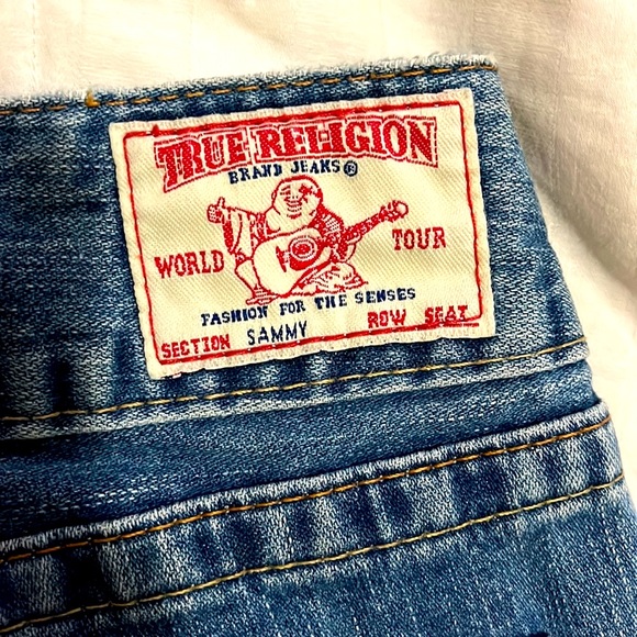 True Religion Brand Sammy Jeans Flare Medium Wash - Picture 5 of 8